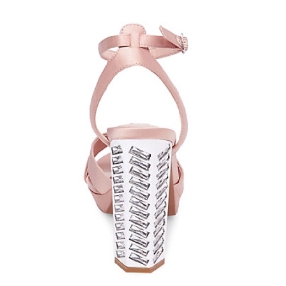 Steve Madden blush silver jeweled heel - Picture 3 of 8